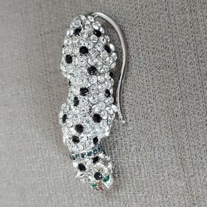 Kenneth Jay Lane Avon leopard pin
